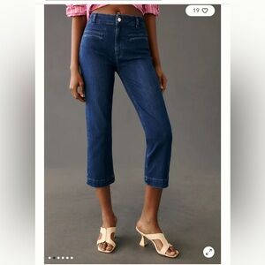 Maeve The Essential Slim High-Rise Straight Jeans 31